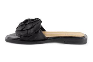 Spring Step Domonique Slide Sandals: Black